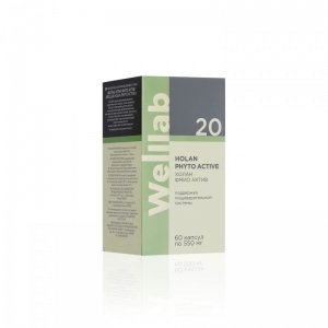 БАД для желчевыделительной системы Welllab HOLAN PHYTO ACTIVE, 60 капсул